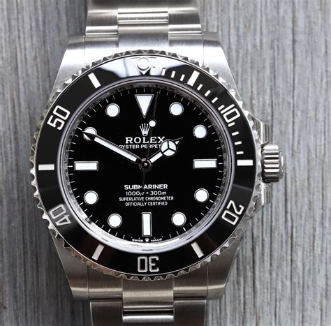 rolex has just released a brand new submariner|2022 Rolex Submariner no date.